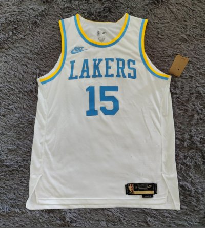 15 Reaves Lakers 22-23 Classic jersey white player version